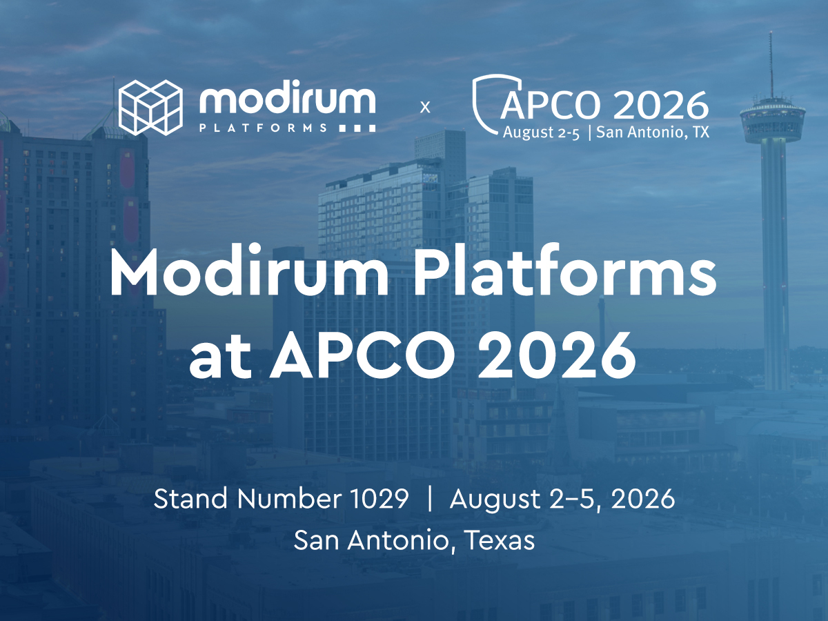 Modirum Platforms at APCO 2026 Advancing Secure & Mission-Critical Communications for Public Safety