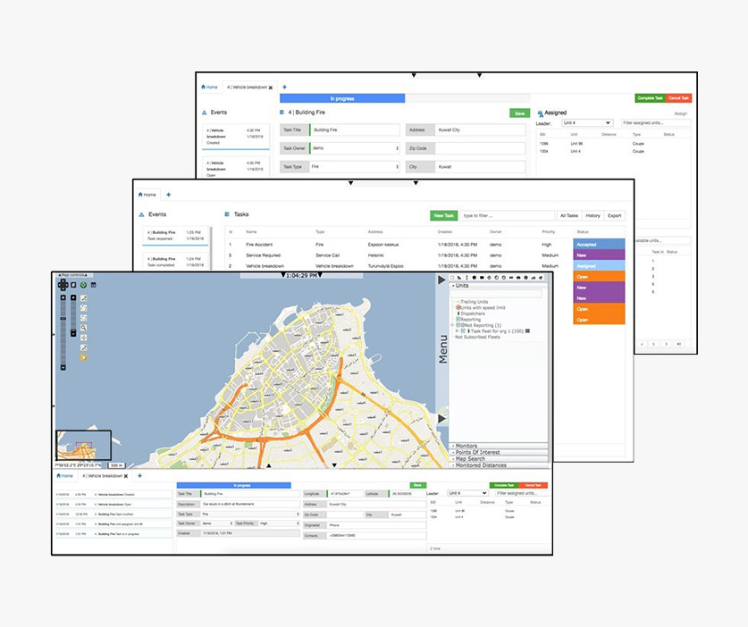 It allows teams to efficiently manage mobile units, field operations, incidents and share key information.