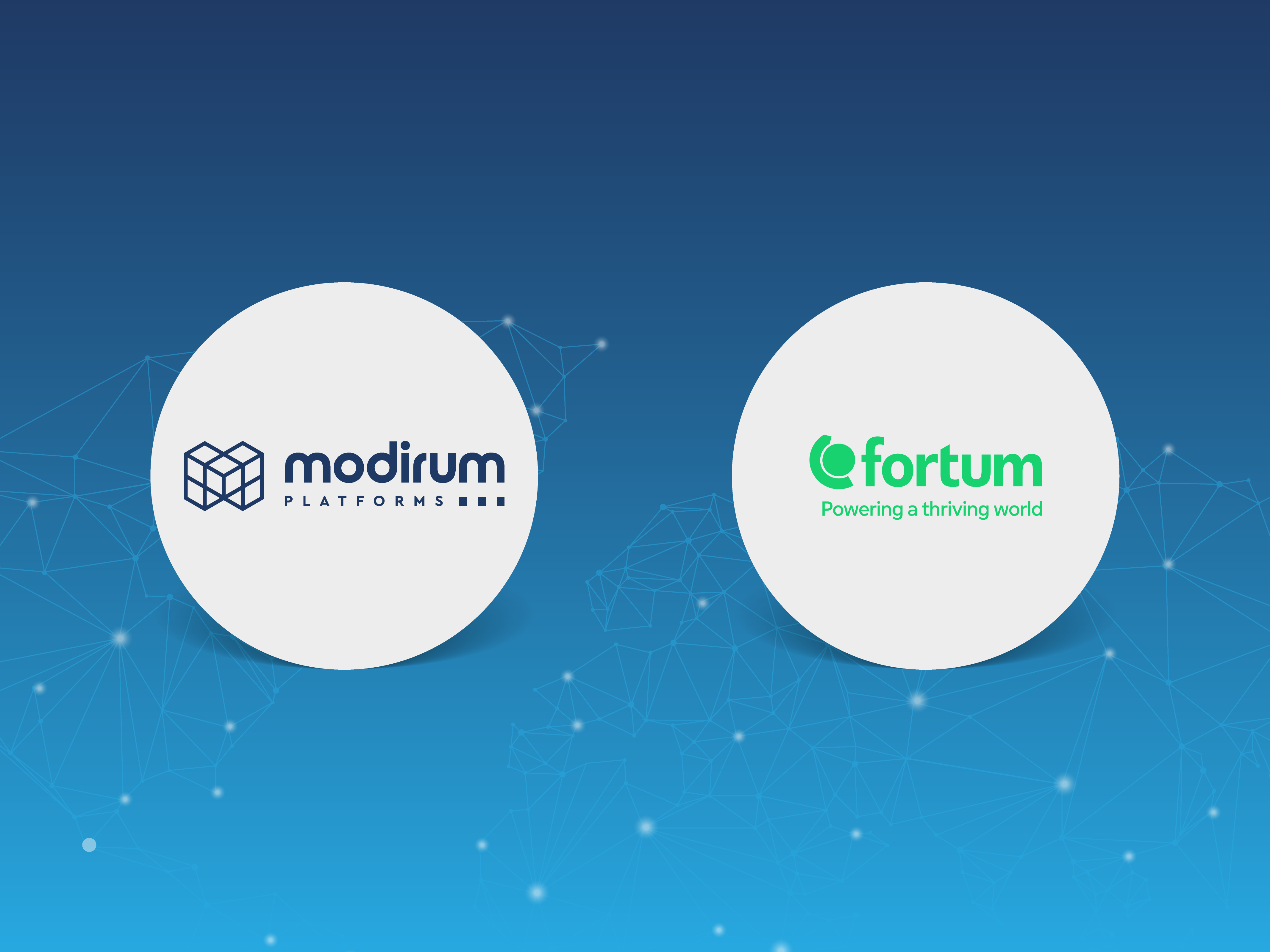 Fortum Modirum Platforms partnership